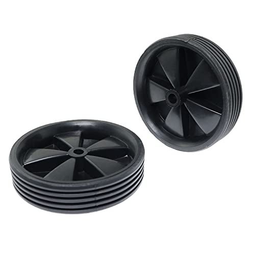 RLECS 1 Pair Bicycle Training Wheels Black Rubber Bike Assist Wheel Balance Stabilisers Training Tool - Image 1