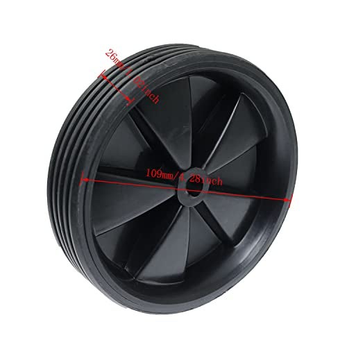 RLECS 1 Pair Bicycle Training Wheels Black Rubber Bike Assist Wheel Balance Stabilisers Training Tool - Image 4