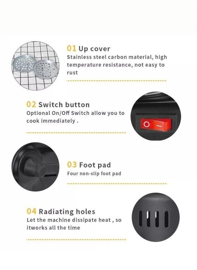 Portable Multifunction Electric Coal Charcoal Starter Grill Fire Burner Stove Hot Plate For BBQ