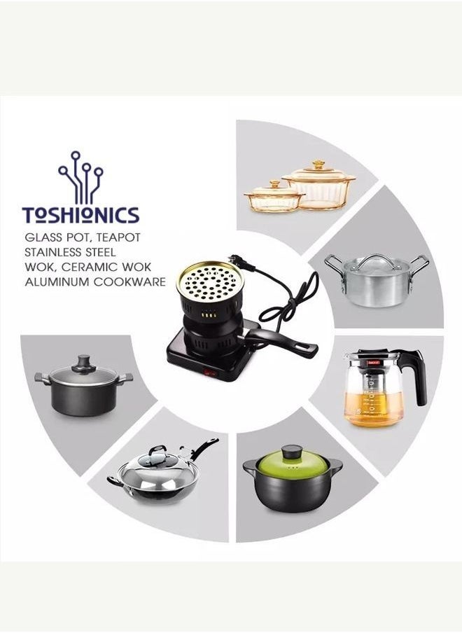 Portable Multifunction Electric Coal Charcoal Starter Grill Fire Burner Stove Hot Plate For BBQ