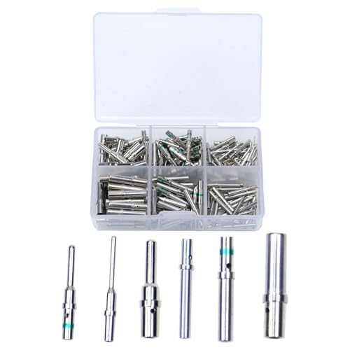 MOCW 180 Pcs Deutsch Connector Pins and Sockets Solid Contacts Size 12 16 20 Male Female Terminals DT Series Pin - Image 2