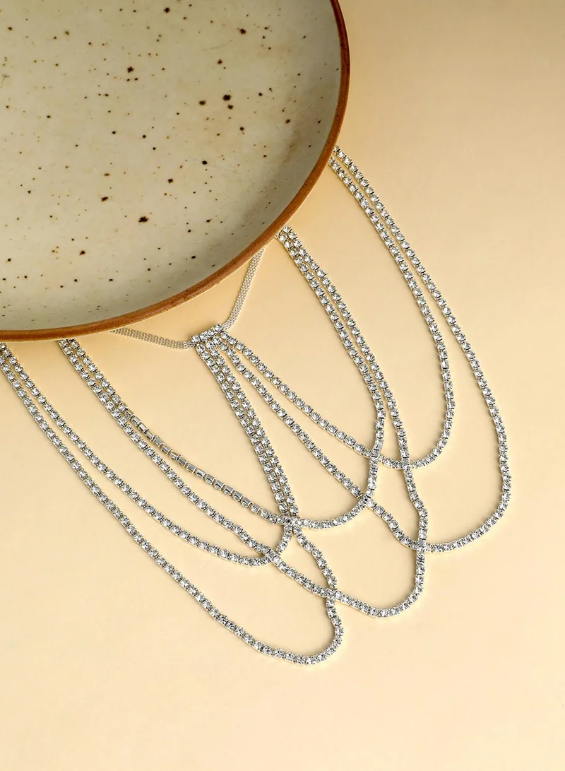 SOHI Bijou Leg Artificial Body Chain Jewellery