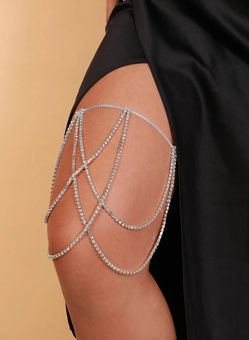 SOHI Bijou Leg Artificial Body Chain Jewellery
