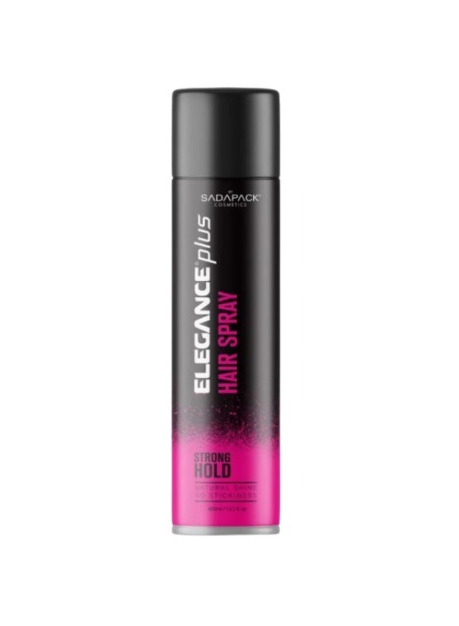 ELEGANCE Plus Hair Spray For Women Strong Hold - 400ml