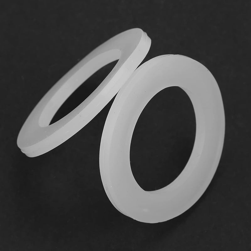 yuyte Flat Nylon Gasket 35MM OD WASHERS Rubber O Ring Sealing WASHERS Assortment KIT for Sealing Faucet Pipe Water TAP Bellows Hoses 12PCS Silicone GASKETS 1 inch - Image 4
