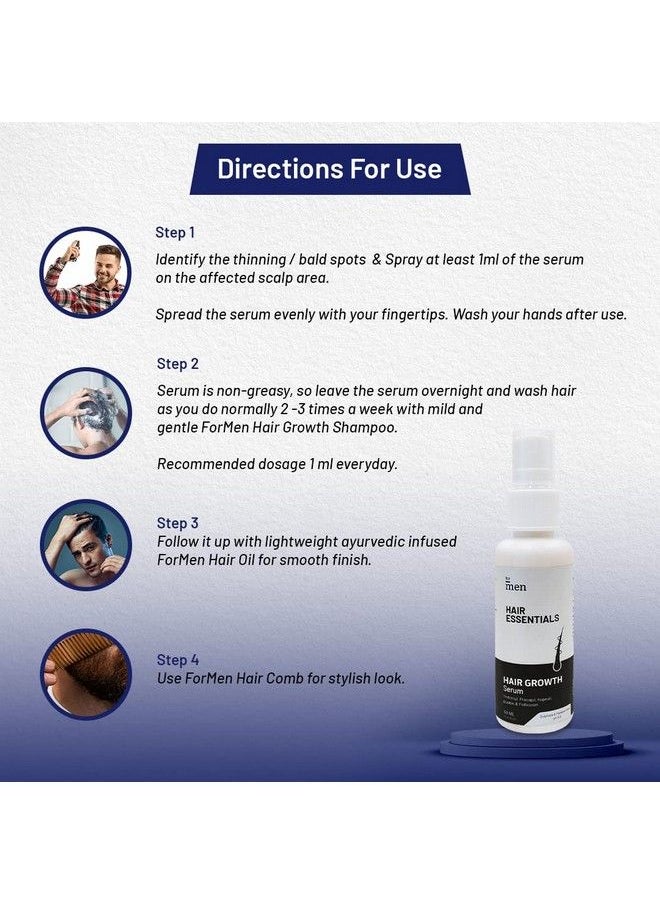 Formen - 3% Redensyl Hair Growth Serum ; Reduce Hairfall & Improve Hair Density & Volume ; Enriched With Caffeine Saw Palmetto Hibiscus Amla & Bhringraj (Pack Of 3) - Image 1