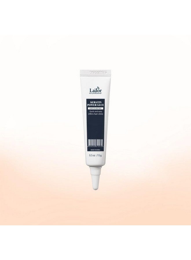 Lador LA'DOR Keratin Power Glue Korean Hair Ampoule Leave-in Treatment, (15gm) | 2-in 1 Hair Essence-Long Lasting, Conditioning for Frizzy, Coloured, Damaged & Dry Hair Sulphate Free - Image 1