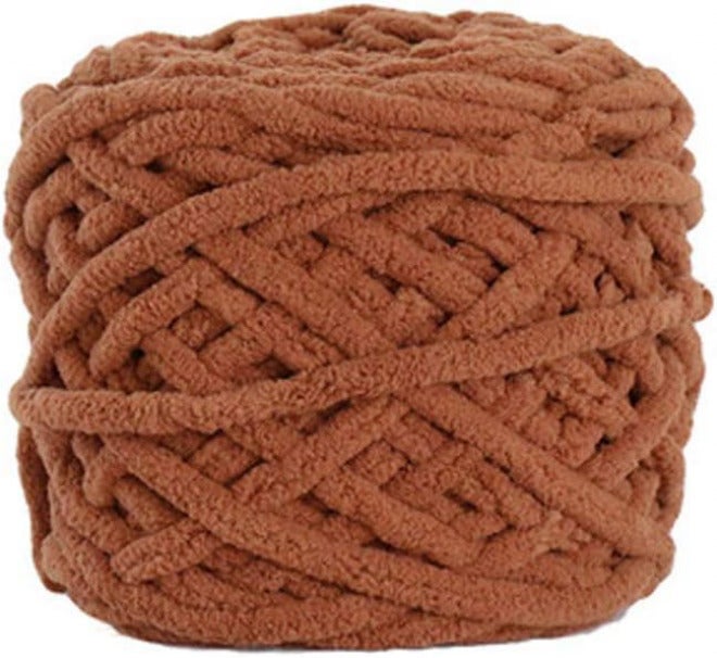 Chunky Yarn, Knit Chenille Pink Arm Knitting Massive DIY Bulky Vegan Materials 1kg/2.2lb - Image 1