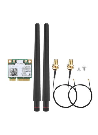 For Intel 7260AC 7260HMW Dual Band 2.4/5G Bluetooth 4.0 Network Card with 2PCS 6DBi Antenna - pzsku/Z48380898156ACAE422DAZ/45/1746221998/5773e498-7ae0-4274-b6fc-7e944b3fe6d1