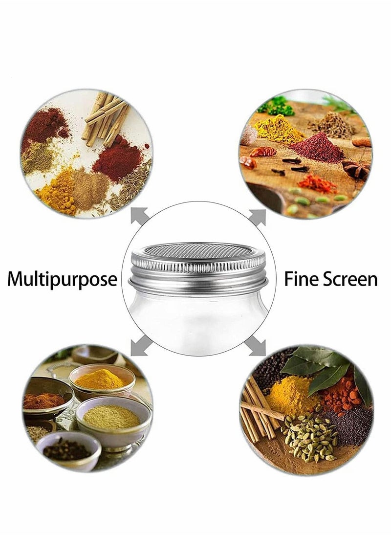 KASTWAVE Sprouting Wide Mouth Jar with Steel Mesh Lids and Stands, 650ML Sprouter Jars, for Broccoli Beans Microgreens Sprouts  - Image 5