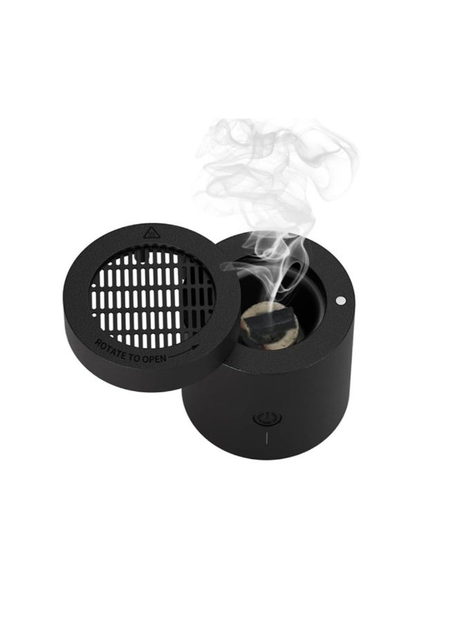 ACLIX Rechargeable Electric Bakhoor Burner Portable USB Incense Burner for Oud Home Car Office Use Long Battery Life Muslim Gift - Image 1