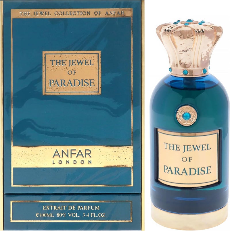 Anfar The Jewel Collection - Paradise by Anfar for Unisex - 3.4 oz Extrait De Parfum Spray - Image 1