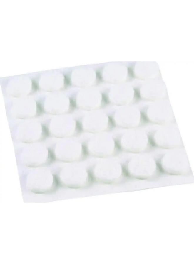 ACE 75-Piece Shepherd SurfGard Medium Duty Self Adhesive Round Felt Pads White 3/8inch 9957 - Image 2