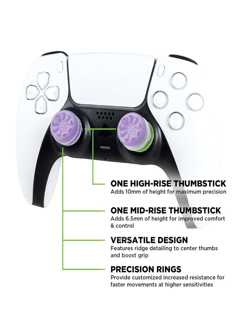 كونترولفريك مجموعة تعزيز الهدف KontrolFreek ليد تحكم بلاي ستيشن 5 (PS5) وبلاي ستيشن 4 (PS4) | تشمل عصي التحكم الأداء وحلقات الدقة | إصدار جالاكسي - Image 2