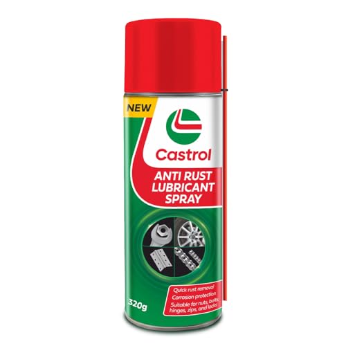 Castrol ANTI RUST LUBRICANT SPRAY for Bikes and Cars (420ML) | Loosens Rust | Protects from Corrosion | Excellent Lubrication | Eliminates squeaks and reduces friction - Image 1