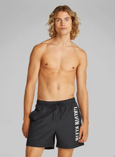 Calvin Klein Jeans Intense Power - Medium Swim Shorts With Drawstring
