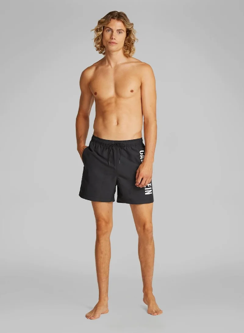 Calvin Klein Jeans Intense Power - Medium Swim Shorts With Drawstring