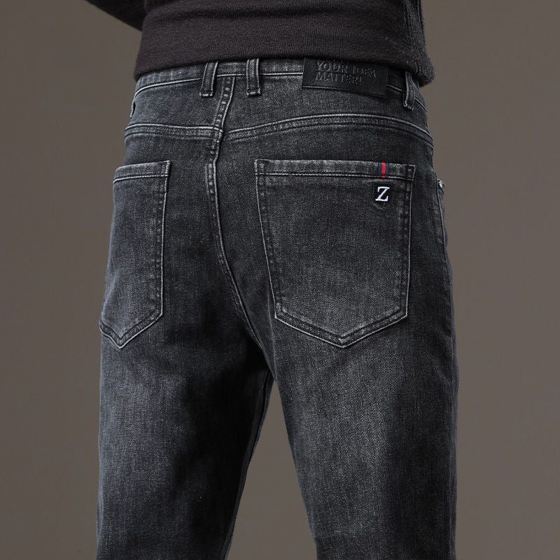 Unisex Classic Denim Jeans Loose Fit Daily Outdoor Wear - Image 1