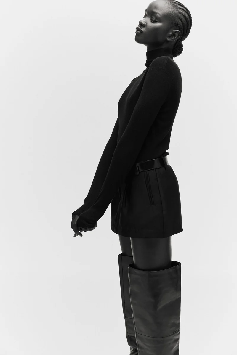 H&M Fine-knit turtleneck top