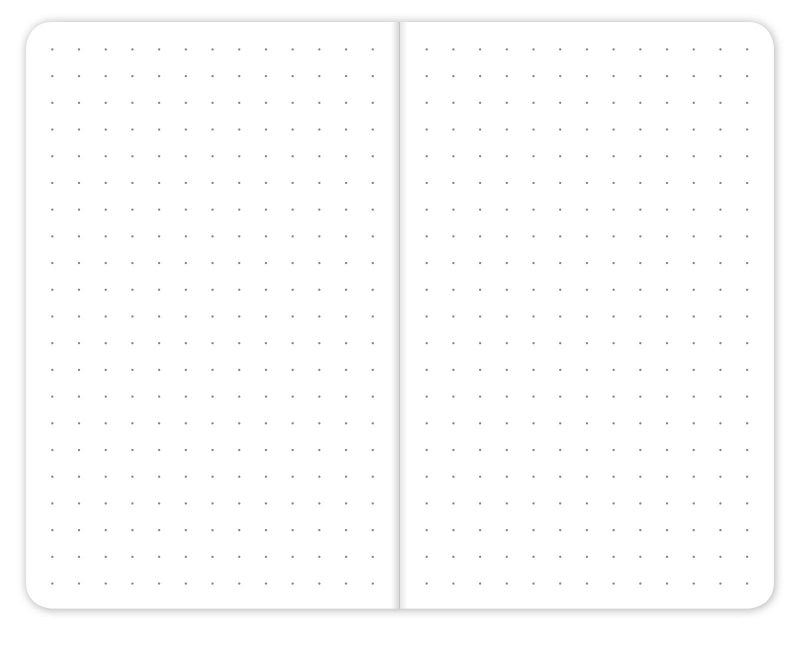 Elan Publishing Company Field Notebook/Pocket Journal - 3.5"x5.5" - Black - Dot Graph Memo Book - Pack of 5 - Image 3