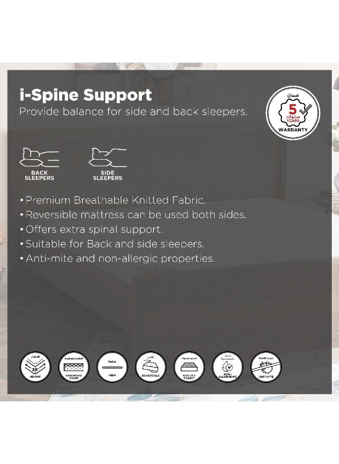 iSpine Support Super King Firm Rebonded Foam Mattress 200 x 20 x 200 cm - pzsku/Z4838AADF290EB0CB8FB0Z/45/_/1726048932/9ca308cf-ff71-4382-a0a9-052a2097e768