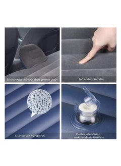 TrendyTrends Car Inflatable Bed with Pump 2 Air PillowQuick Inflatable Back Seat BedCar Inflatable MattressCar Bed MattressCar Bed For KidsTravelTripsCampingPicnicPool BeachUniversal FitGrey  - Image 5
