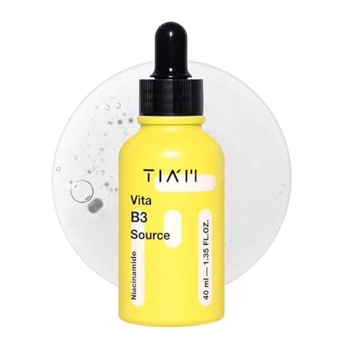 TIA'M TIAM Vita B3 Source, 1.35 fl oz, 10% Niacinamide Glow Serum with 2% Arbutin for Even Skin Tone and Dark Spot Care, Vegan Korean Skin Care - Image 1