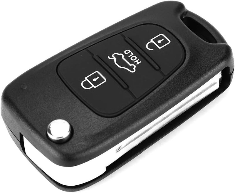 Key Fob Cover Best Replacement Flip 3 Button Remote Key Fob Case for Rondo Soul Rio - Image 5