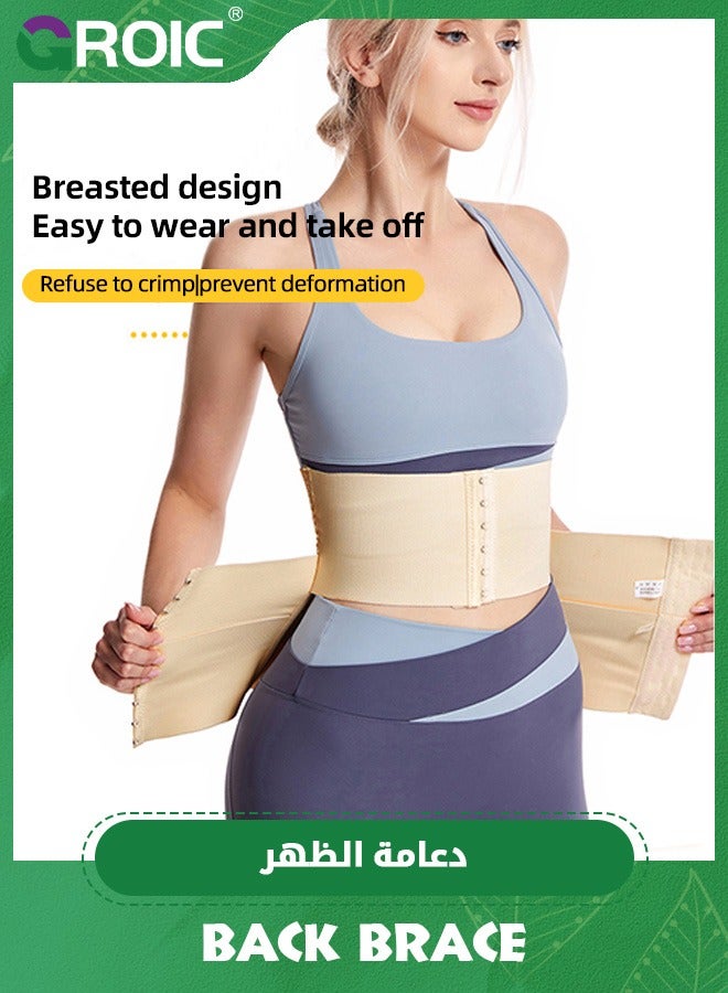 GROIC Back Brace Posture Corrector for Women Adjustable Full Back Support,Lumbar Back Support Belt for Injury Recovery and Upper and Lower Back Pain Relief  - Image 5