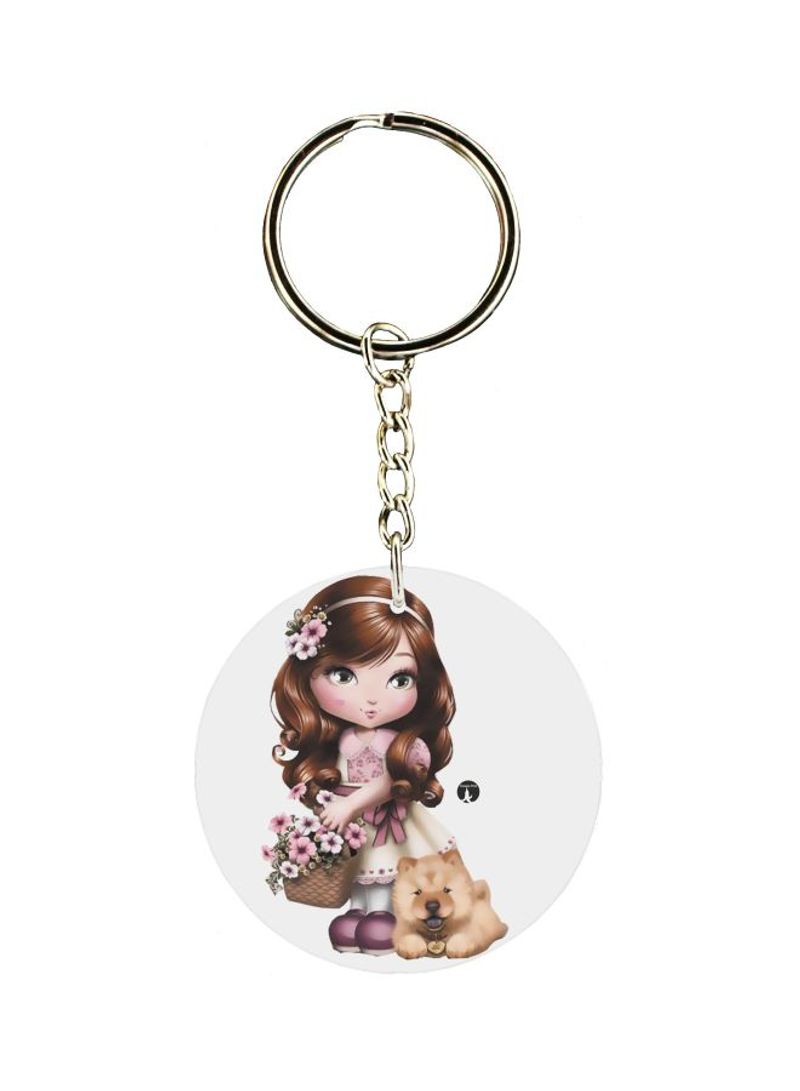 Printed Pocket Keychain