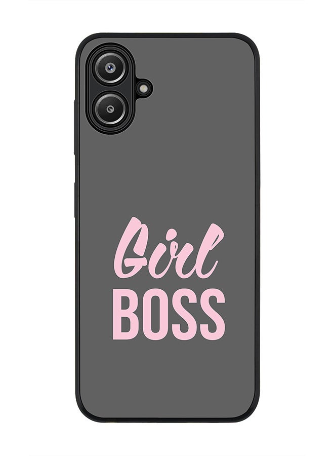 Stylizedd For Samsung Galaxy A06 Case,Slim fit Camera Protection, Shockproof Thin Phone cover - Girl Boss (Grey) - Image 1