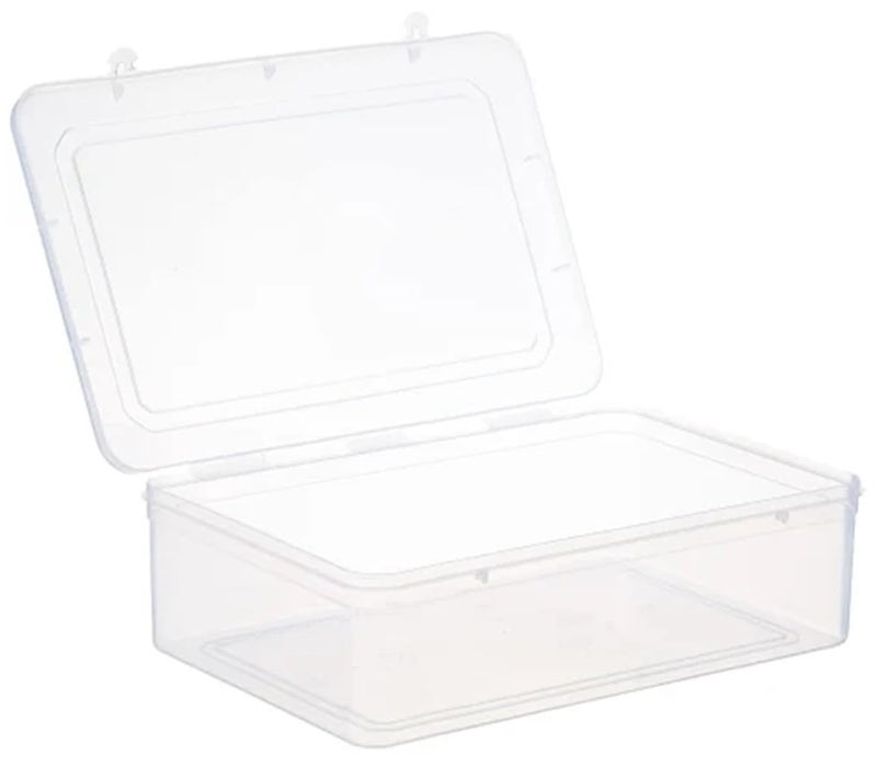 Magic Providers Multipurpose Plastic Container Box - Pack of 1 | For Travel Organizer for Home Storage | Jewelry | Hair Pins | Medicines | Craft,Hardware Material (23.3 x 16.1 x 6.1) cm Trans 1680 ml - Image 3