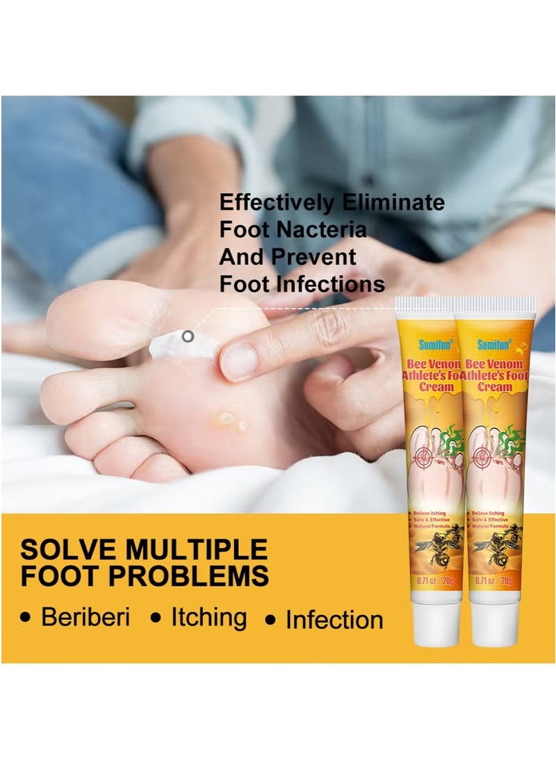 Sumifun Sumifun Foot Sweat Bee Venom Foot Odor Cream Antibacterial Ointment  - Image 2