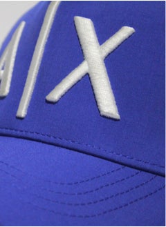 Armani Exchange Armani Exchange AX Logo Cap - Blue  - Image 2