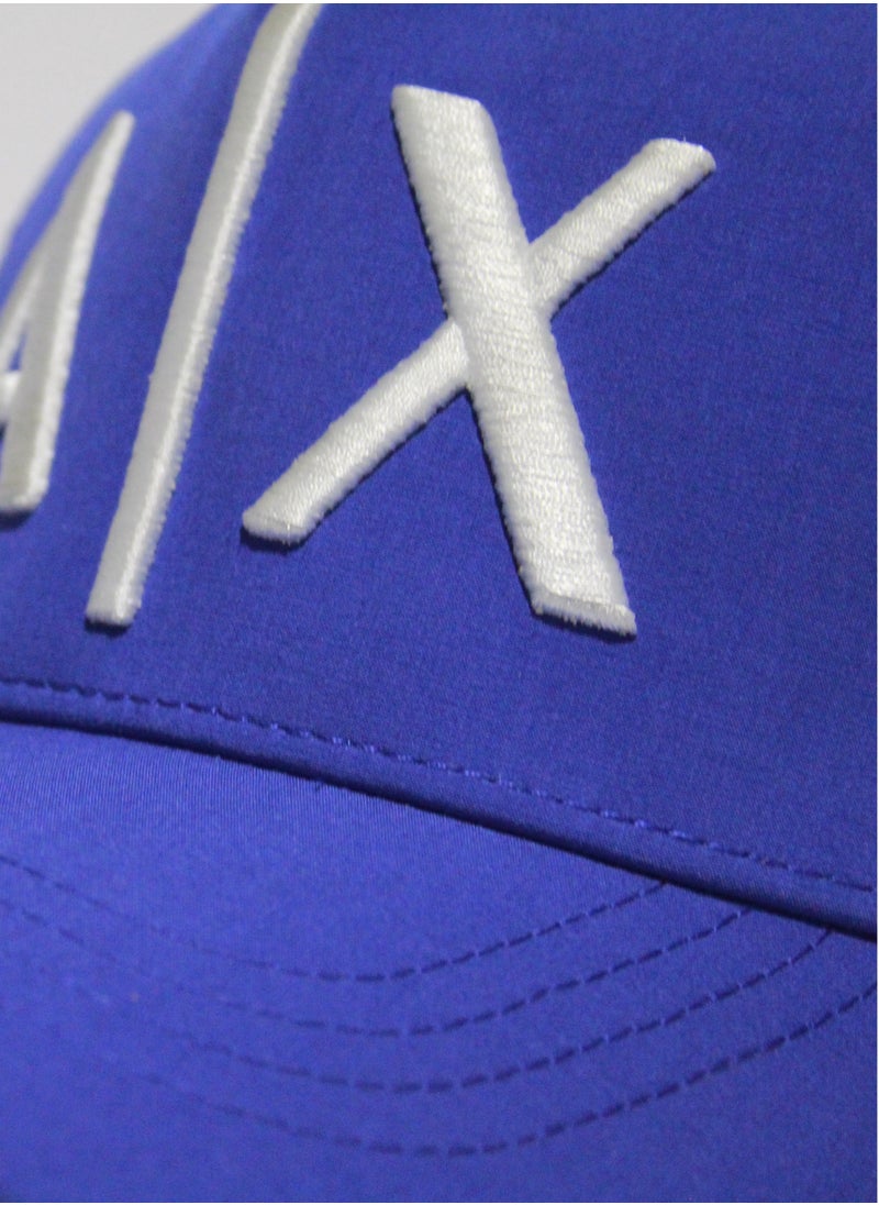 Armani Exchange Armani Exchange AX Logo Cap - Blue  - Image 2