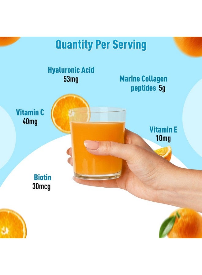 Herbal max Glutathione Tablet And Hydrolyzed Marine Collagen Supplement With Antiioxidants,Hyaluronic Acid, Vitamin C & E, Biotin | Healthy Skin, Hair, Nails, Bone |Type 1 and 3 Collagen Peptides | - Image 4