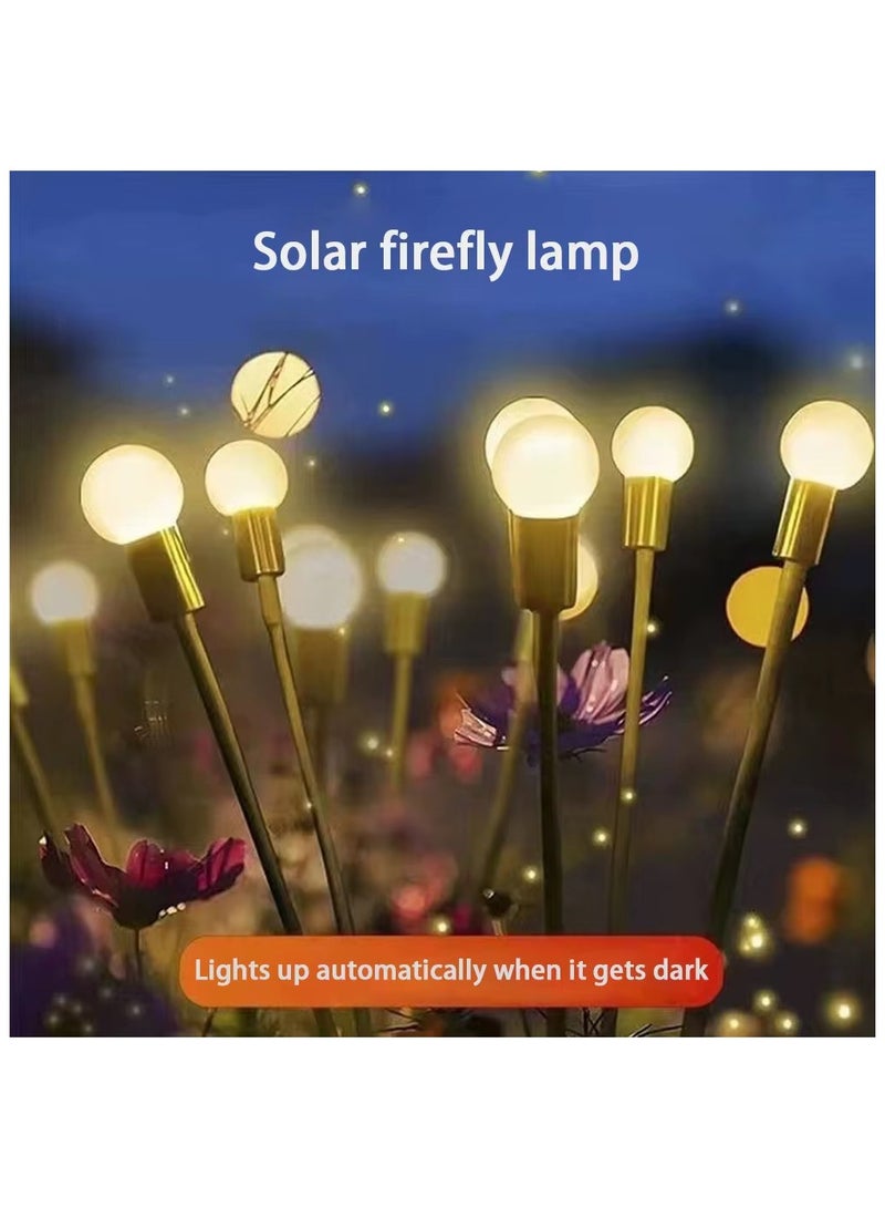Generic Solar Garden Lights Upgraded Bright, New Outdoor Waterproof 10 LED Solar Swaying Lights Firefly Lights Outdoor Decoration Lights Garden Decor, Solar Lights For Yard, Pathway 2 Pack  - Image 5