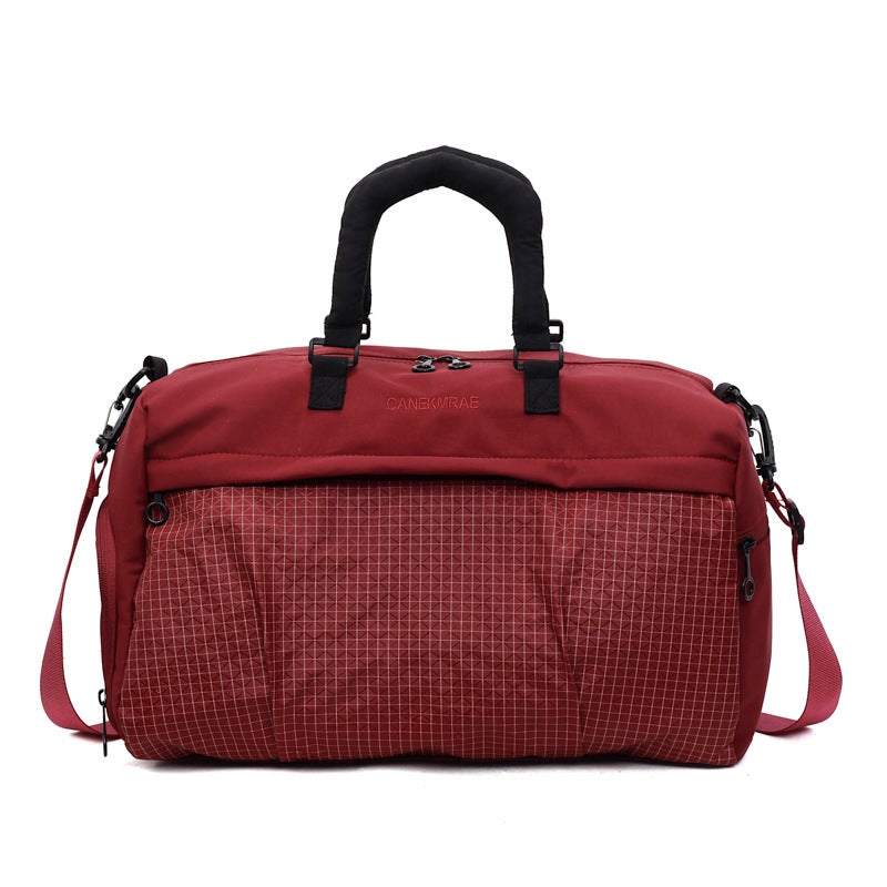 Lightweight Waterproof Oxford Travel Tote Bag with Wet and Dry Separation Compartment, Large Capacity Crossbody Gym Duffel for Women - Image 1