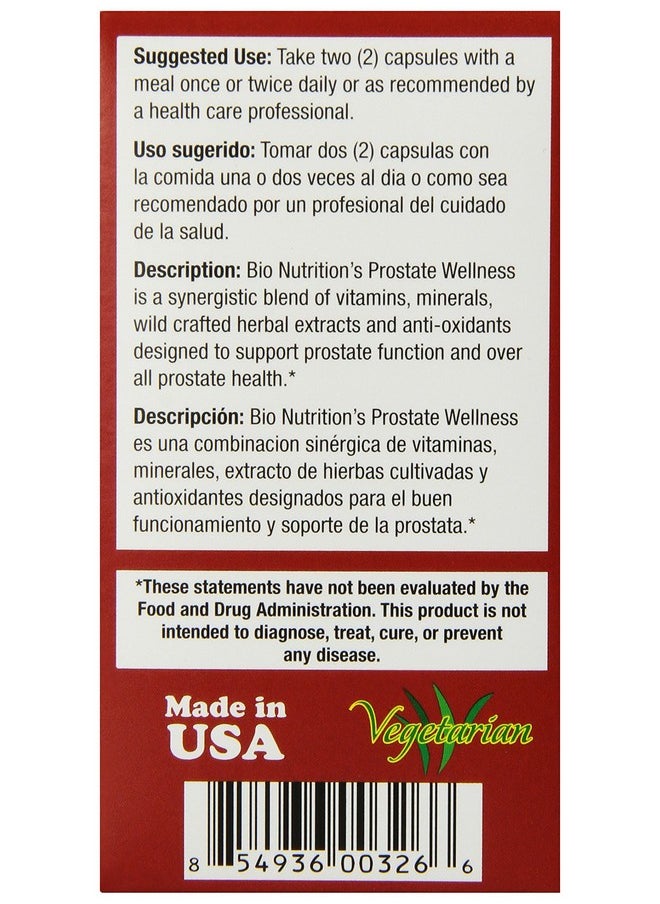 Bio Nutrition - Bio Nutrition Prostate Wellness Vegi-Caps, 60 Count - Image 1