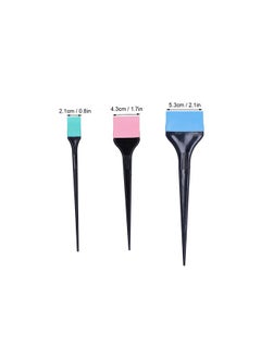 ZJchao Hair Dye Applicator Brushes 6Pcs Silicone Hair Dye Brush Soft Bristles Hair Coloring Kit For Home Barber Shop Salon Hair Bleach Tinting Diy Tool Hair Treatments Coloring Brush Set Hair Color Brush  - Image 4