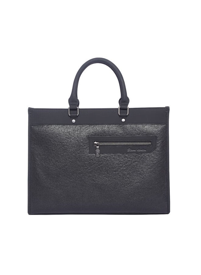 American Bison Meizhouyeniou Briefcase For Men, Business Bag, Top-grain Leather, Casual Bag, Large Capacity Horizontal Handbag, Men's Gift - Image 3