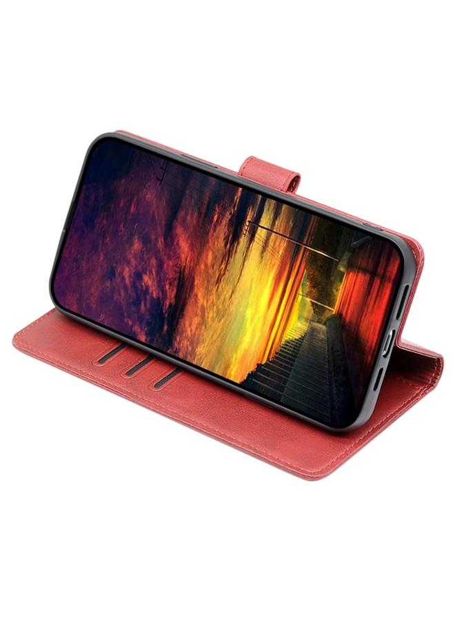 اس-توب جراب لهاتف Motorola Moto G85 5G جراب هاتف قابل للطي من جلد العجل مع مشبك - Image 4