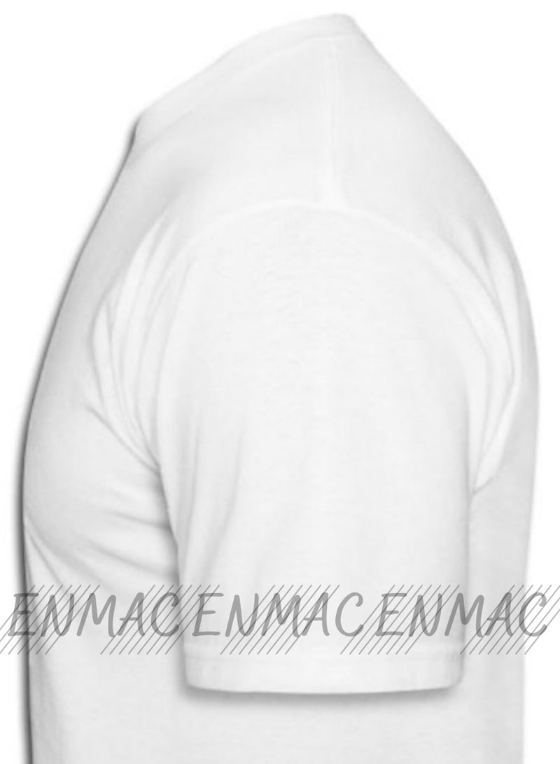 ENMAC UAE National Day Printed Casual Crew Neck Short Sleeve T-Shirt White  - Image 3