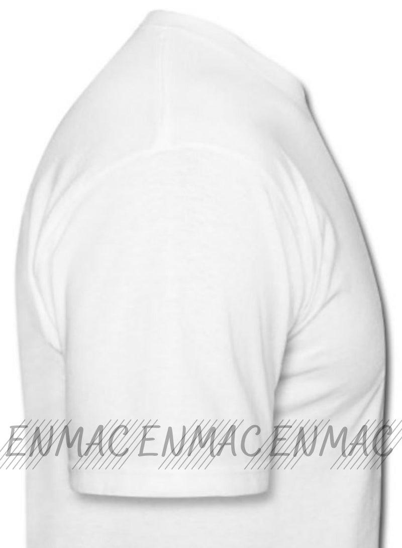 ENMAC UAE National Day Printed Casual Crew Neck Short Sleeve T-Shirt White  - Image 2