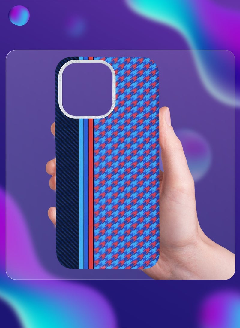 CATANES Ultra-Slim Woven Pattern Case Cover for iPhone 12 Pro Max - Lightweight Protective Back Case - Racing Weave - Image 2