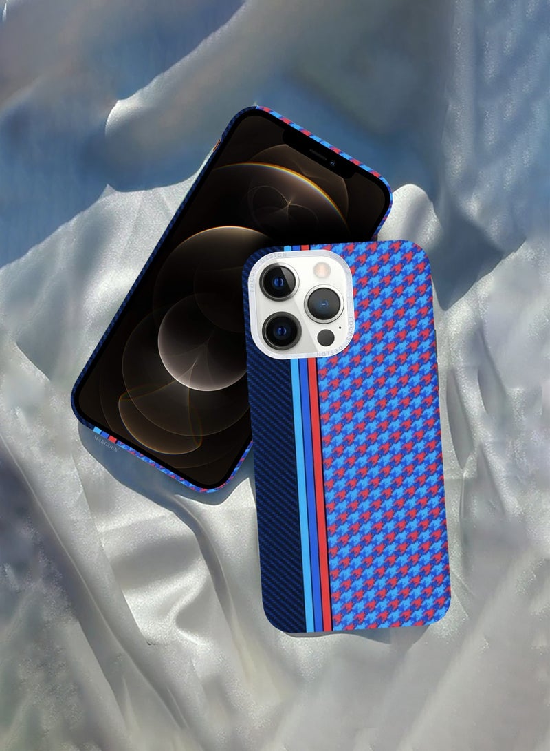 CATANES Ultra-Slim Woven Pattern Case Cover for iPhone 12 Pro Max - Lightweight Protective Back Case - Racing Weave - Image 4