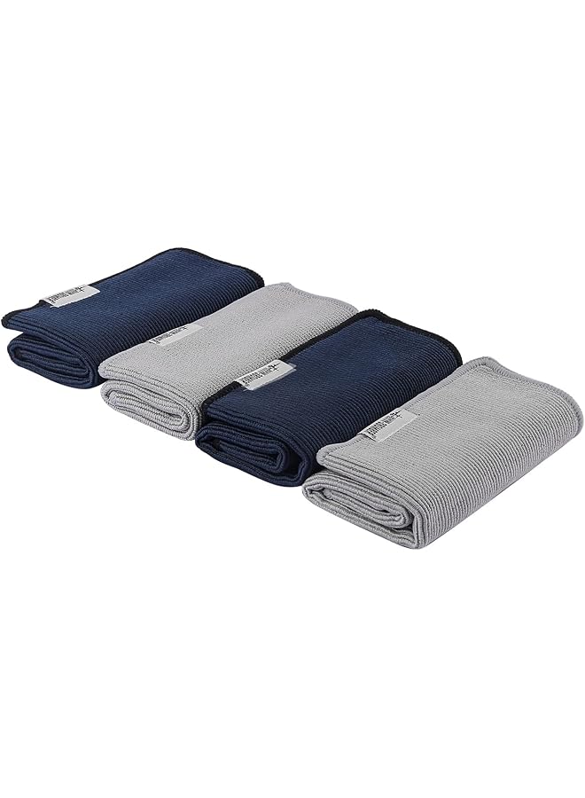 PROMASS promass Barista Towels for Espresso, 4 Pack of 11" Microfiber Cleaning Cloths, Perfect for Espresso Machines, Steam Wands, and Countertops, Essential Coffee Bar Cleaning Accessories - Image 1