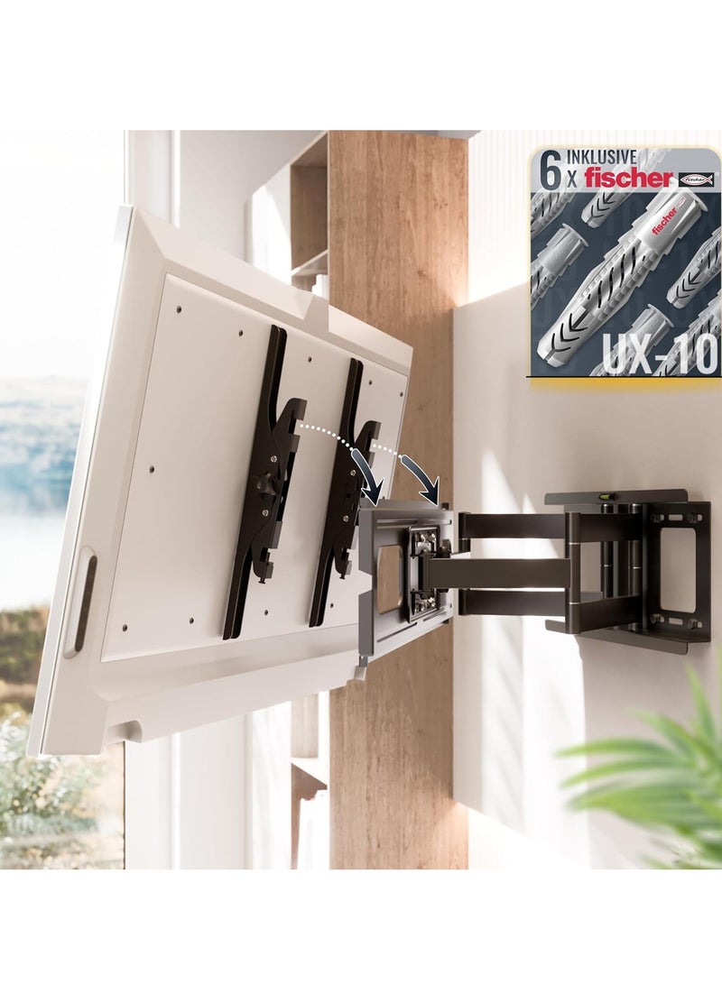 40-75 Inch Tilt TV Wall Mount, R06-F Universal TV Wall Mount Bracket for 65 Inch TV up to 95kg Max VESA 600 x 400mm - Image 2