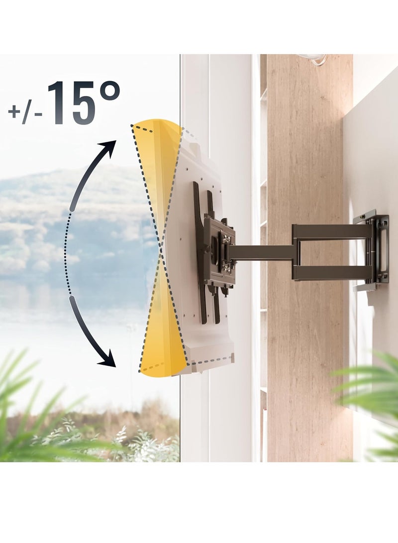 40-75 Inch Tilt TV Wall Mount, R06-F Universal TV Wall Mount Bracket for 65 Inch TV up to 95kg Max VESA 600 x 400mm - Image 4