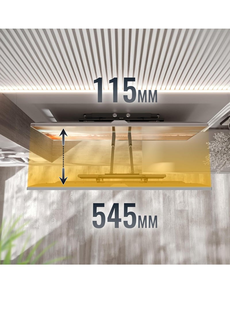 40-75 Inch Tilt TV Wall Mount, R06-F Universal TV Wall Mount Bracket for 65 Inch TV up to 95kg Max VESA 600 x 400mm - Image 5